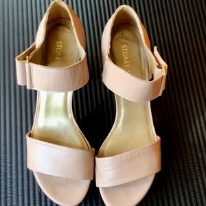 Stuart Weitzman Platform Sandals (Nude)